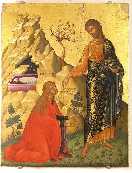 Mary magdelene sees risen Jesus